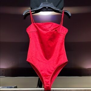 Red Women's Bodysuit
